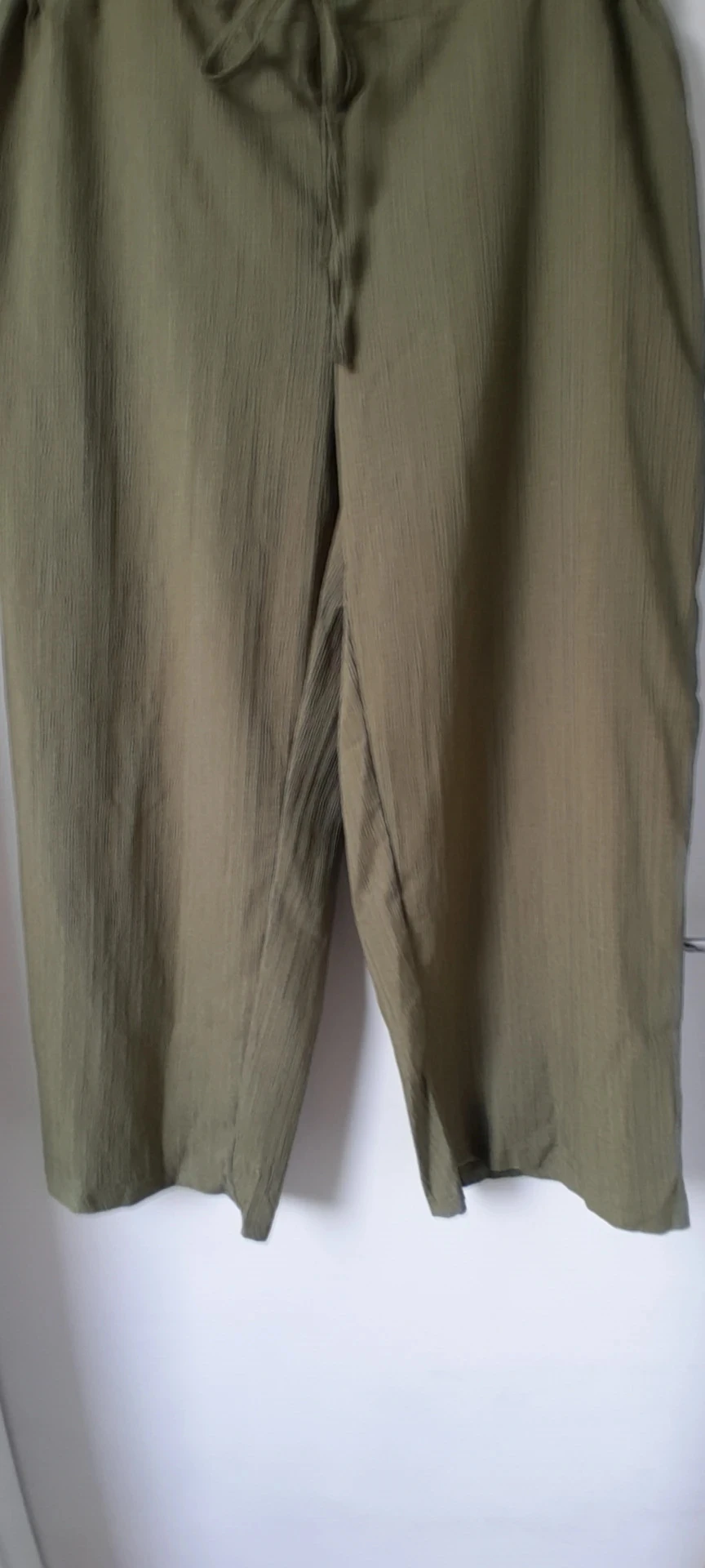 Pantalón de verano, amplio, estilo Bohème, talla 5XL Color Caqui – photo 3